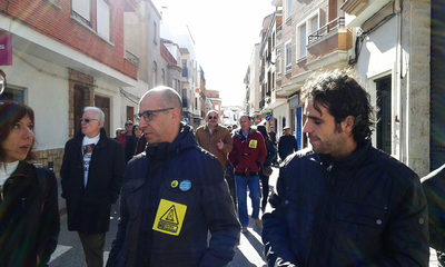  Medio millar de manifestantes dicen “no” a la fractura hidráulica en Villarrobledo 