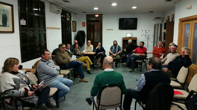 Sánchez y Rodríguez se reúnen con militantes y simpatizantes de Cenizate y Villamalea 