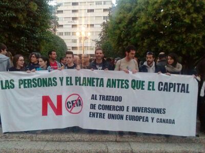 CONCENTRACIÓN DE RECHAZO AL CETA