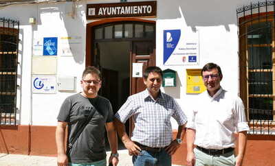 El Coordinador provincial de IU Albacete hace balance con el alcalde de Peñascosa