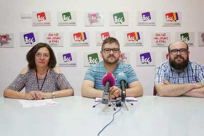 Rueda de prensa de Izquierda Unida Provincial de Albacete