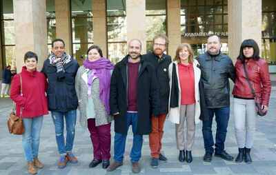 Presentada la candidatura de confluencia, Unidas Podemos, integrada por Izquierda Unida Local de Albacete, Podemos, Equo y MAC