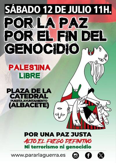 Por la paz, por el fin del genocidio