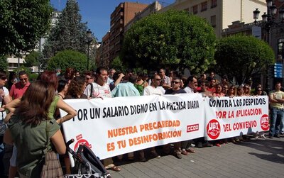 IU Albacete apoya las reivindicaciones de los trabajadores/as de los medios de comunicación