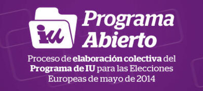 IU pone en marcha ‘Programa Abierto’ para recibir aportaciones concretas de la ciudadanía de cara a las elecciones europeas de mayo