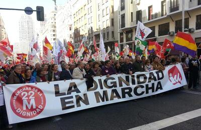 Desde I.U. Albacete valoramos el éxito de participación de las Marchas por la Dignidad 