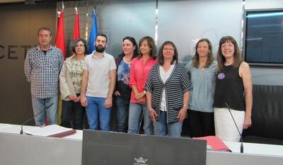 Presentación moción conjunta de IU/PSOE, solicitando al Pleno que apruebe la Resolución adoptada por el Consejo Municipal de la Mujer de Albacete