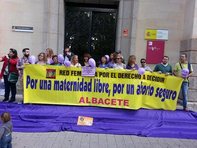 IU se adhiere al manifiesto de la Red Feminista por el Derecho a Decidir Albacete, en el Día de acción global para un aborto legal y seguro