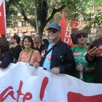 IU en la manifestación de Toledo: "Nada que celebrar" en defensa de los servicios públicos, el empleo y nuestros derechos y libertades