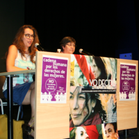 IU presente en la proyeccción de la película en Albacete: YO DECIDO-EL TREN DE LA LIBERTAD