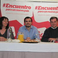 Reunión de colectivos sociales de Albacete con Alberto Garzón, Diputado de IU en el Congreso