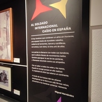 Díaz y Navarro asisten a la inauguración del Memorial de las Brigadas Internacionales de Madrigueras