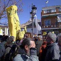 Manifestación en Villar de Cañas contra la instalación del ATC