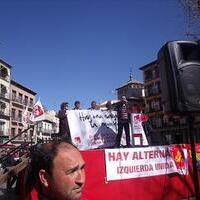 Manifestación en Toledo contra los recortes sociales, la reforma laboral y el "tijeretazo" a las pensiones. 27-2-2011