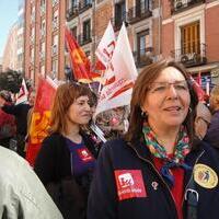 Manifestación de IU 20 de marzo en Madrid