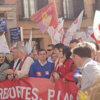 Manifestación de IU 20 de marzo en Madrid