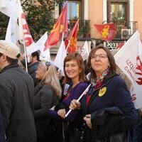 Manifestación de IU 20 de marzo en Madrid