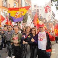 Manifestación de IU 20 de marzo en Madrid