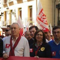 Manifestación de IU 20 de marzo en Madrid