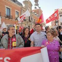 Manifestación de IU 20 de marzo en Madrid