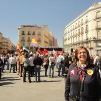 Manifestación de IU 20 de marzo en Madrid