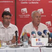 Cayo Lara rueda de prensa en Albacete