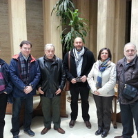 Ricardo Sixto Iglesias, diputado nacional de IU de visita en Albacete