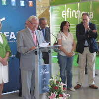 Victoria Delicado, concejal del Grupo Municipal de IU presente en la inauguración de EFENALBA