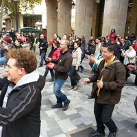 IU se une a la concentración en la puerta del Ayuntamiento de Albacete contra la Reforma de la Administración local del PP